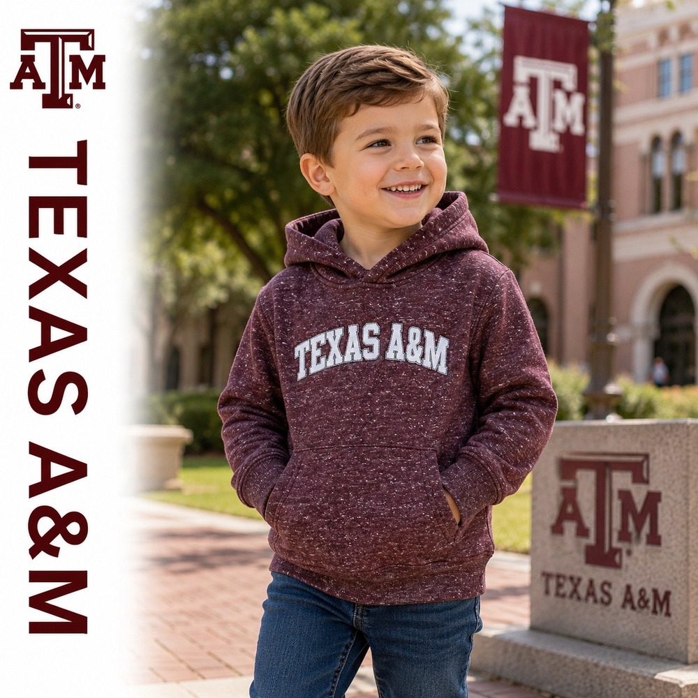 Texas A&M Aggies Toddler Hoodie Kids 4T Maroon Pullover Sweatshirt Gig'Em NCAA